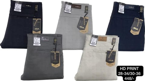 Solid Men Trouser Gandhi nagar