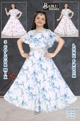 Bablu Dresses Girls Gown Metia bruz