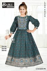 Bablu Dresses Girls Gown Metia bruz