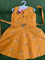 S.Sristy Girls Frock Metia bruz