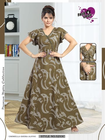 Fair Lady Women Night Gown Ulhasnagar