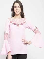 Elune Embroidery Rayon Top