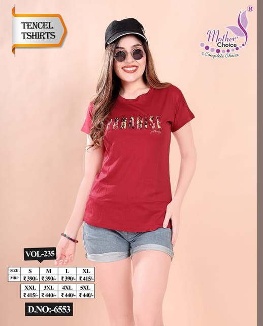 MOTHER'S CHOICE WOMEN VOL 235 - TENCEL T-SHIRTS AHMEDABAD